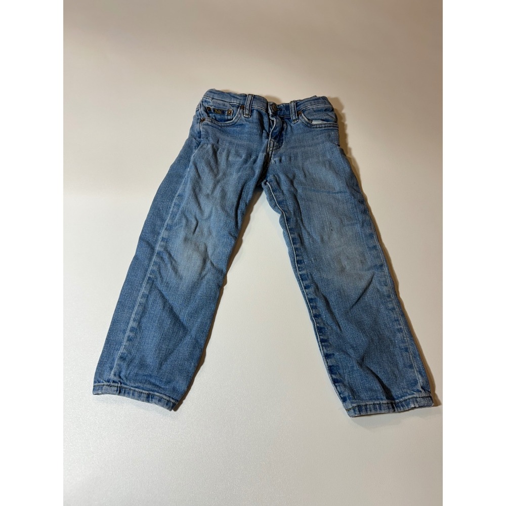 Polo Ralph Lauren Jeans Boys 4T Blue Excellent Straight Leg Denim